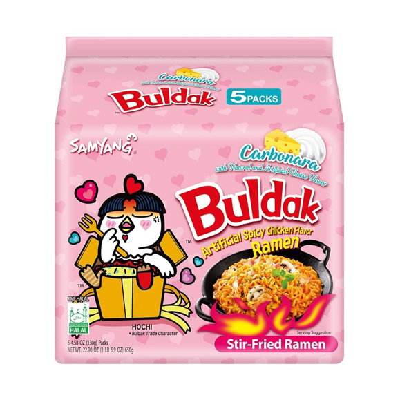 Samyang Buldak Spicy Ramen (5 Packs)- Samiak buldak mosolla ramen- Samyang Buldak Scharfe Ramen